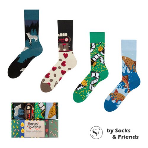 Socks set čarapa za devojčice 4/1 funny wild ( 3436 ) Slike