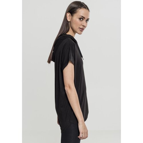 Urban Classics Ladies Sleeveless Jersey Hoody black Slike