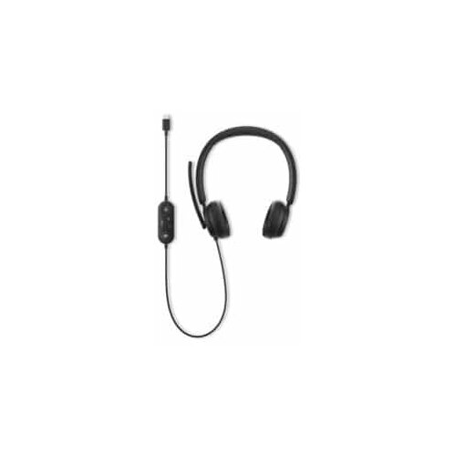  Slu&amp;scaron;alice sa mikrofonom MICROSOFT Modern On-Ear USB-C black Microsoft Teams Noise Reducing I6N-00010 Slike