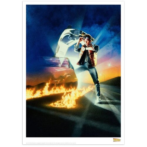 Fanattik Back to the Future art print plakat prvog filma, A3 Slike