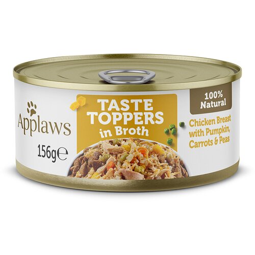 Applaws Taste Toppers v bujonu 6 x 156 g - Pi&amp;scaron;čanec in zelenjava Slike