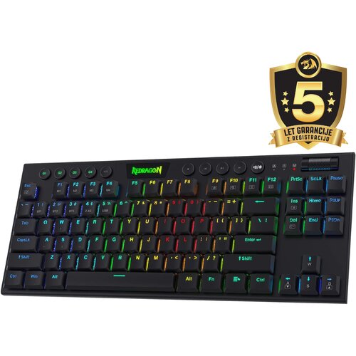 Redragon Horus TKL Pro K621-PRO brezžična mehanska tipkovnica z rdečimi stikali Cene
