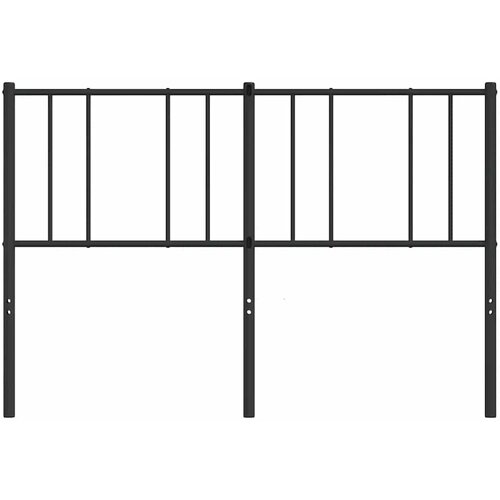  Metalno zamjensko uzglavlje crno 150 cm Slike