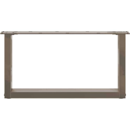  Noge za klub stolić U-oblik 2 kom Prirodni čelik 60 x (30-31) cm Čelik - Prirodna 60 x (30-31) cm 2 1 Slike