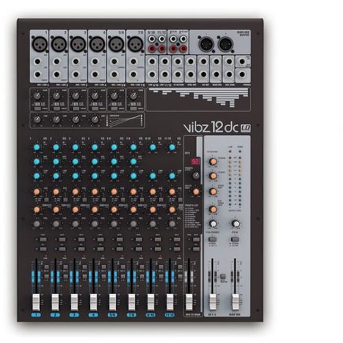 Ld Systems VIBZ 12 DC 12 kanalna mešalna miza z DFX efekti in kompresorji - - Audio-Kondric Cene