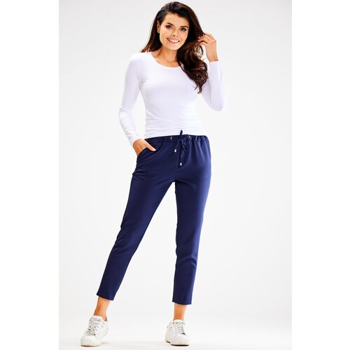 Awama Woman's Pants A600 Navy Blue Cene
