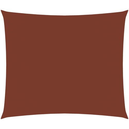 vidaXL Senčno jadro oksford blago pravokotno 2,5x4 m terakota Cene