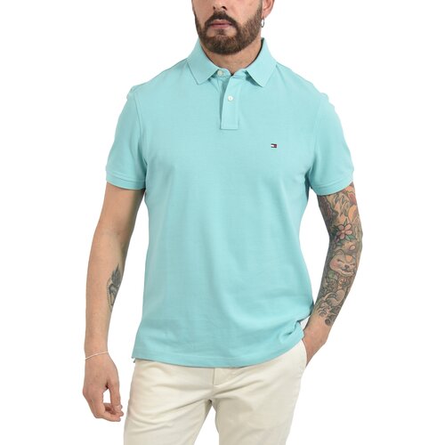 Tommy Hilfiger Polo majice kratki rokavi MW0MW17770 Modra Cene
