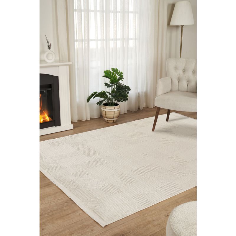 Conceptum Hypnose Marla 2002 - Bela, Krem Tepih (200 x 290 cm) Cene