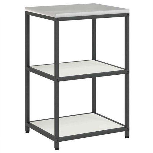 VidaXL kuhinjski set za pohranu 2 pcs bijela 150 x 50 x 92 cm Slike