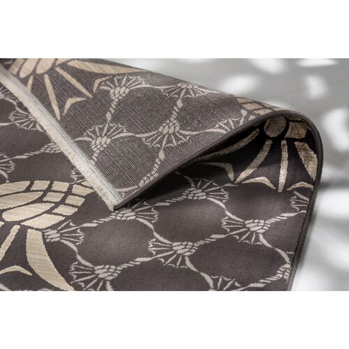 Joop! TKANA PREPROGA Cornflower Double 170/240 cm tkano antracit Slike