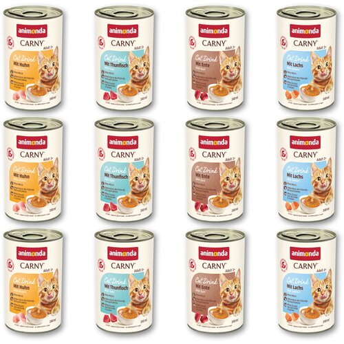 Animonda Carny Cat Drink 24 x 140 ml - Mije&amp;scaron;ano pakiranje (4 vrste) Slike