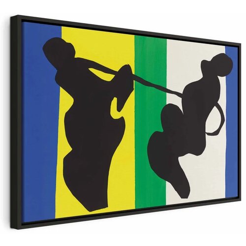  Slika - Henri Matisse – The Cowboy (from Jazz) 120x80 U crnom drvenom okviru Cene