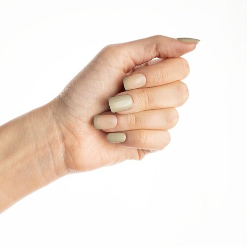 Nail HQ Square umetni nohti Utterly Olive 24 kos Slike