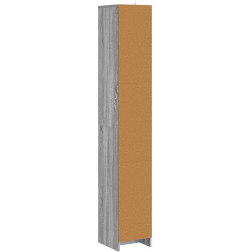  Kupaonski ormar Siva Sonoma 30 x 33 x 190 cm Konstruirano drvo Slike
