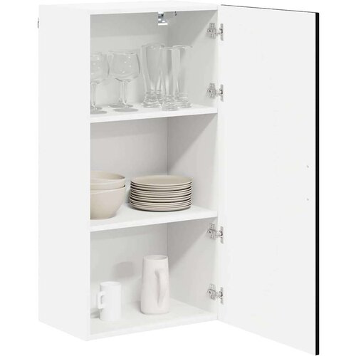 VidaXL Zidni kuhinjski ormarić Crna 50 x 31 x 100 cm Konstruirano drvo Slike