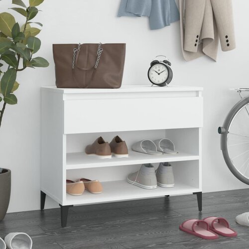The Living Store Omarica za čevlje bela 70x36x60 cm inženirski les - Omarica Za Čevlje, (21434899) Cene