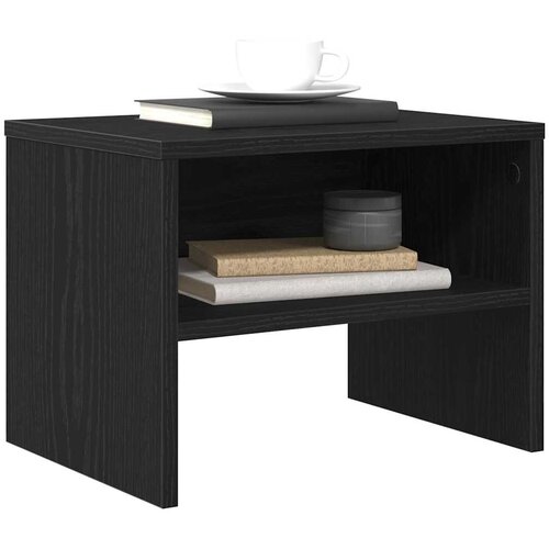  Noćni ormar Crni hrast 40 x 40 x 30 cm Konstruirano drvo Slike