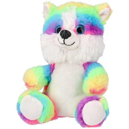 Ozzo Plush, igračka, pli&scaron;ana, haski, 20cm, rainbow Cene