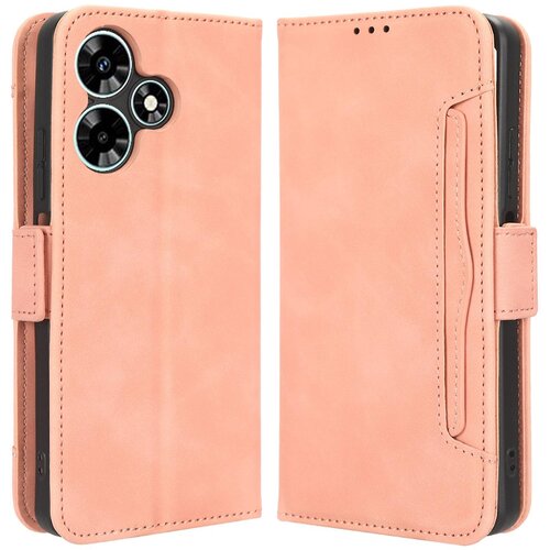INORCO Za Infinix Hot 30 X6831 PU usnjeno stojalo, pokrov za telefon, več rež za kartice, preklopna torbica za denarnico, (22035937) Slike