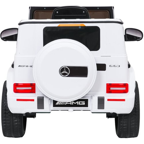  Licencirani auto na akumulator Mercedes G63 AMG LIFT - bijeli Slike