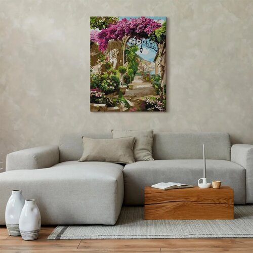  Slika za samostalno slikanje - Bow with flowers 40x50 Cene