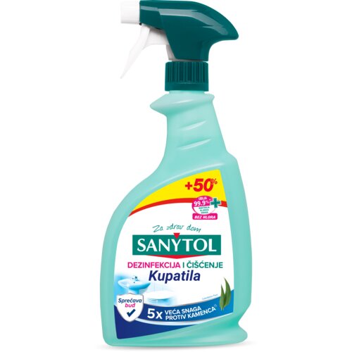 Sanytol sredstvo za dezinfekciju I čišćenje kupatila 750ml XXL Cene