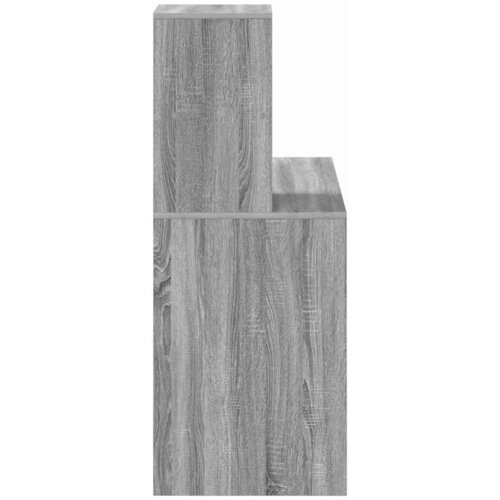  Stol s policom Siva Sonoma 102 x 50 x 124 cm Konstruirano drvo Slike