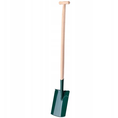 KADAX Ravna kovinska vrtna lopata z lesenim ročajem, močna 117 cm, (5000346329) Cene
