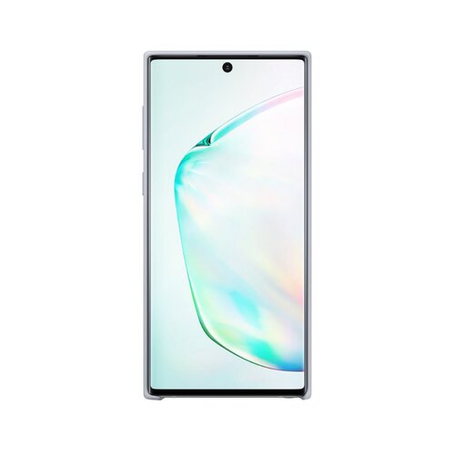 Samsung original silikonski ovitek EF-PN970TSE za Galaxy Note 10 N970 - srebrn Slike