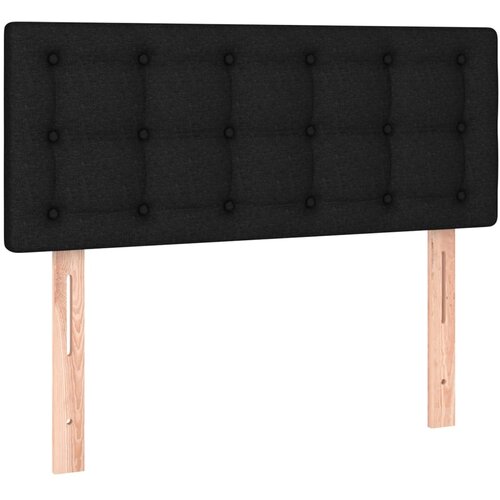 Maison Chic posteljno vzglavje - vzglavna omarica - nočna omarica črno 100x5x78/88 cm blago, (21706430) Slike