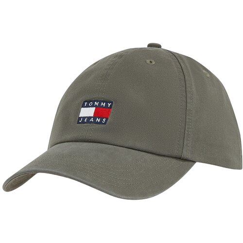 Tommy Jeans Kapa &amp;#039;HERITAGE&amp;#039; mornarska / oliva / rdeča / bela Slike