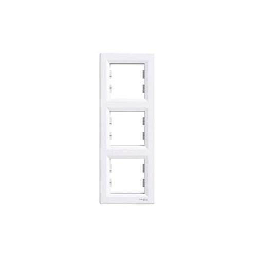 Okvir trostruki vertikalni, bijeli, ASFORA Slike