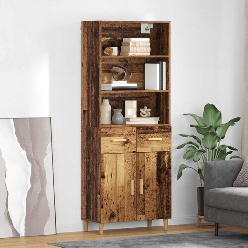  Highboard Staro drvo 69,5 x 32,5 x 180 cm Konstruirano drvo Cene