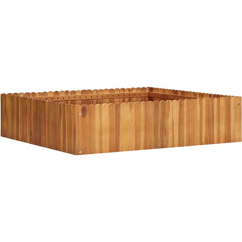  Vrtna posuda za sadnju 100 x 100 x 25 cm masivno bagremovo drvo Cijene