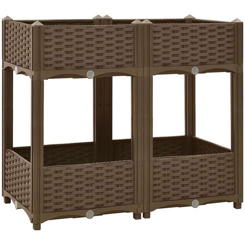 VidaXL povi&amp;scaron;ena gredica 80 x 40 x 71 cm od polipropilena Slike