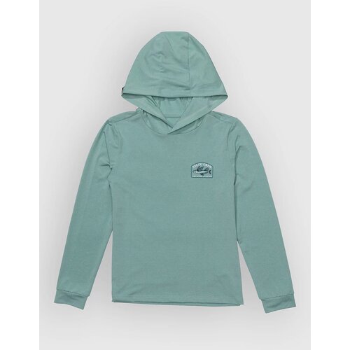 Salty Crew Fly Home Hood Sunshirt Kids Lycra z dolgimi rokavi seaside heather Cene