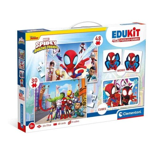 Clementoni edukativni set 4in1 spidey and his amazing frien ( CL18295 ) Cene