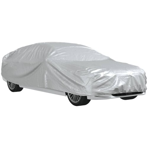 Maison Chic Automobilska navlaka za limuzinu s trakama srebrna XXL PEVA Slike