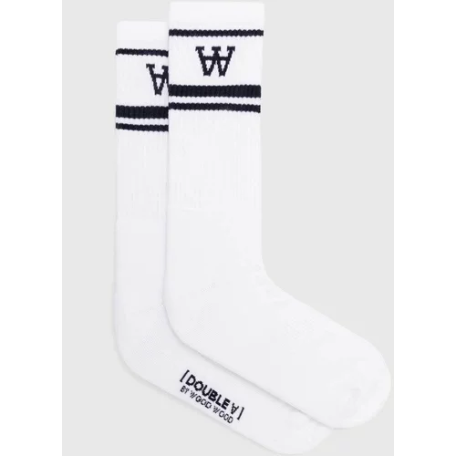 Wood Wood Čarape Con 2-pack 2-pack za muškarce, boja: bijela, 10009201.9517