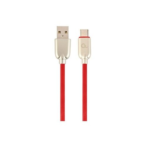  USB 2.0 kabl Premium rubber Type-C USB charging and data cable, 2 m, black, GEMBIRD CC-USB2R-AMCM-2M Cene