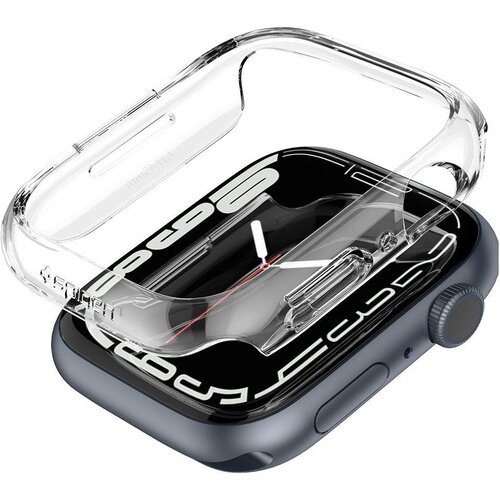 Spigen TANKO OVITEK ZA APPLE WATCH 7 8 9 45 MM, KRISTALNO PROZORNO, (5000302885) Cene
