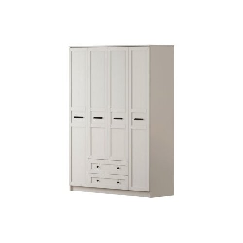 Hanah home Ormar Rb-168-01-001, 140x210x52 cm, Bijeli Slike