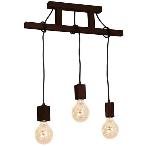  Luster na šipci JACK 3xE27/40W/230V braon drvo Cene