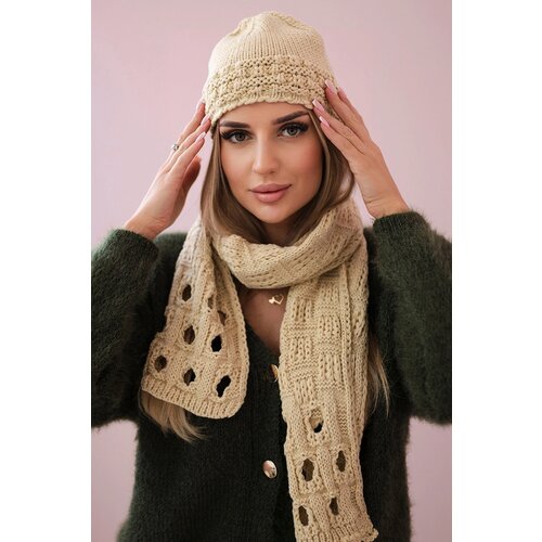 Kesi Women's set with scarf Maja K327 beige Cijene