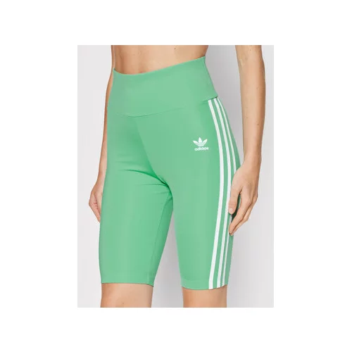 Adidas Športne kratke hlače adicolor Classics HE9503 Zelena Slim Fit