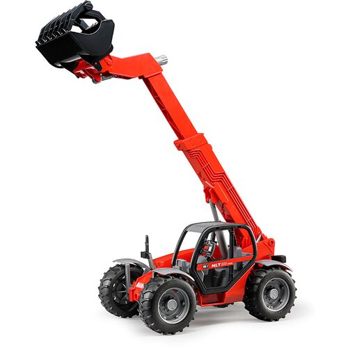 Bruder kamion MAN TGA sa niskom prikolicom i Manitou telehendlerom 027742 Slike