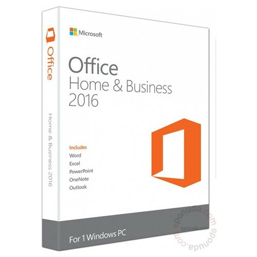 Microsoft Office Home and Business 2016 32/64 Serbian Latin CEE Only EM DVD / T5D-02293 poslovni softver Slike