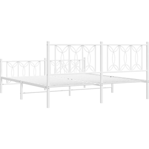  okvir kreveta uzglavlje i podnožje bijeli 180x200 cm Slike
