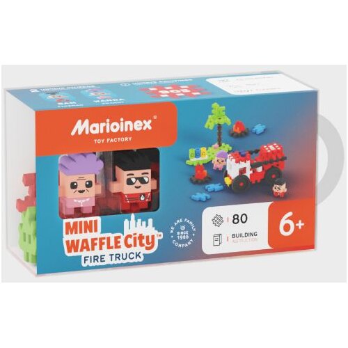Marioinex Mini Waffle City 80 kos, Gasilsko vozilo Cene